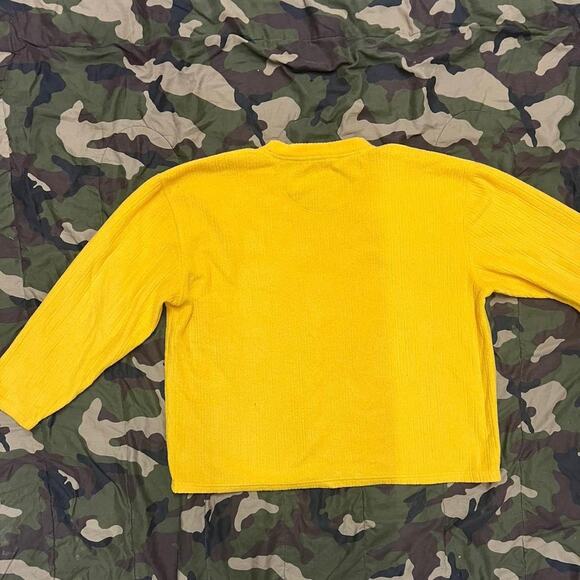 Vintage yellow fleece pullover - Picture 4 of 5